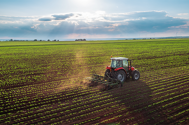 eficiência de equipamentos agrícolas