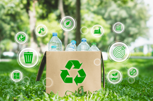 Representação de logística reversa de embalagens plásticas e soluções em resinas recicladas Eccoar.