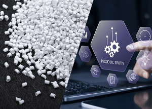 Granulados de polipropileno com aditivos para melhora de produtividade e transparência.